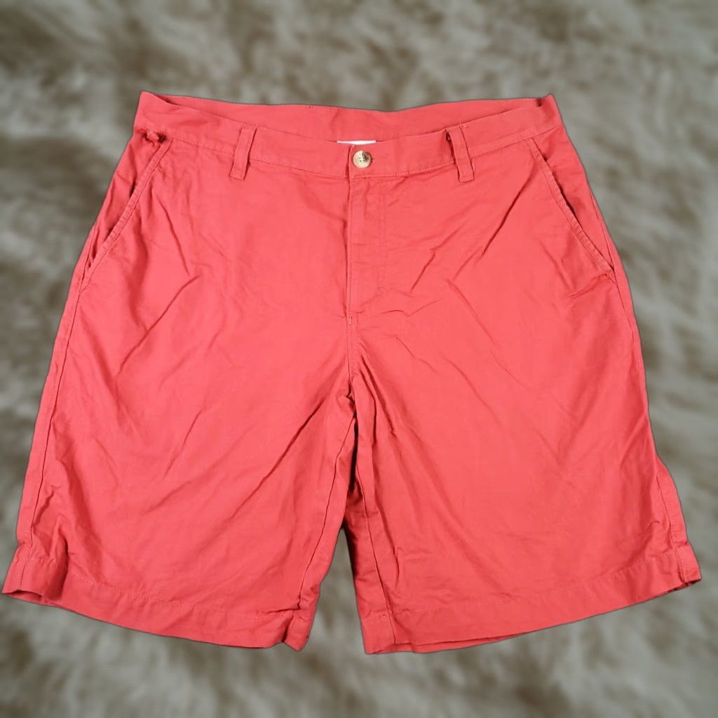 Vintage Columbia Chino Shorts Mens Size 34 Red Casual Flat Front Size US 34 / EU 50 - 1 Thumbnail