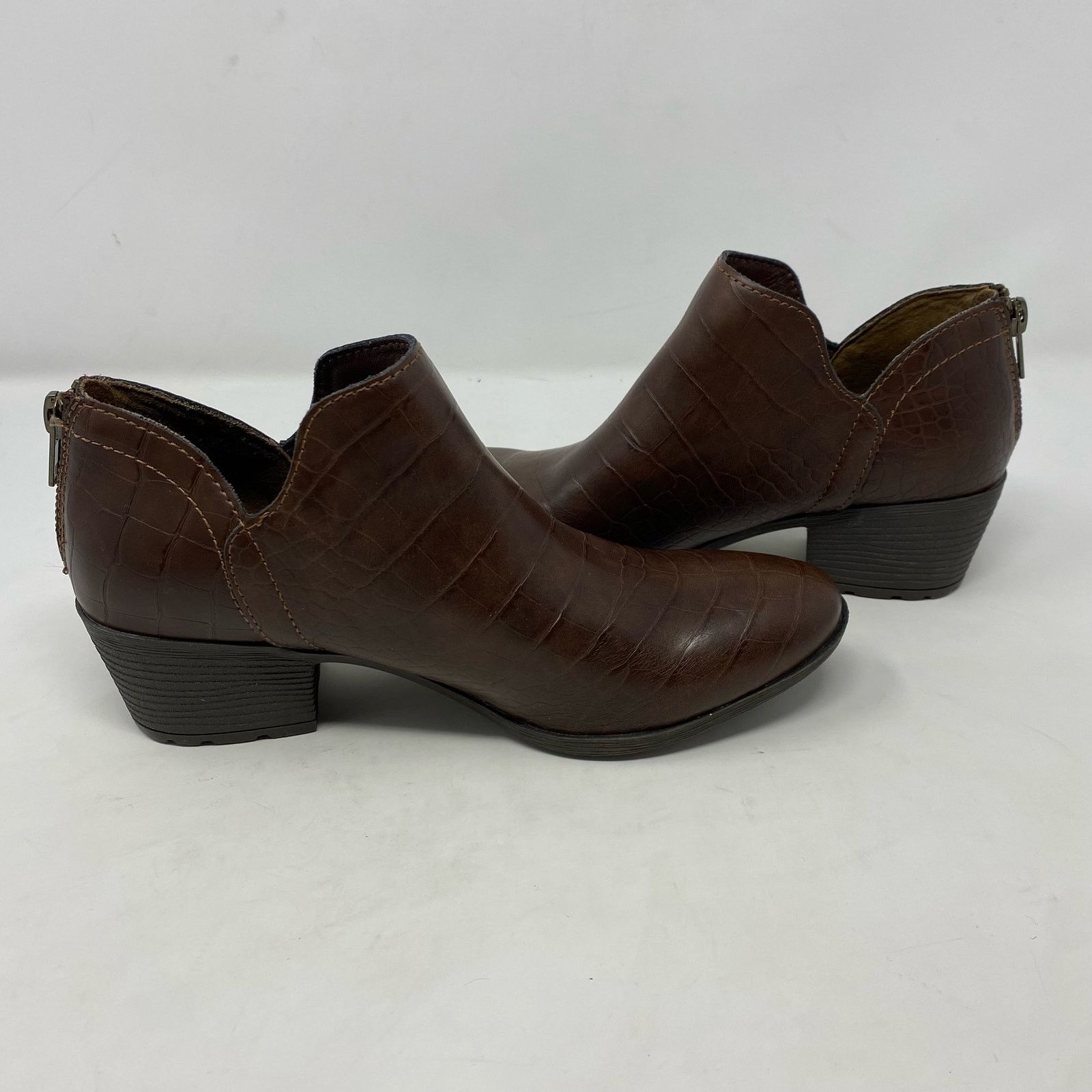 Other b.o.c. Brown Croc Embossed Vegan Bootie Womens Size 6.5 Size US 6.5 / IT 36.5 - 5 Thumbnail