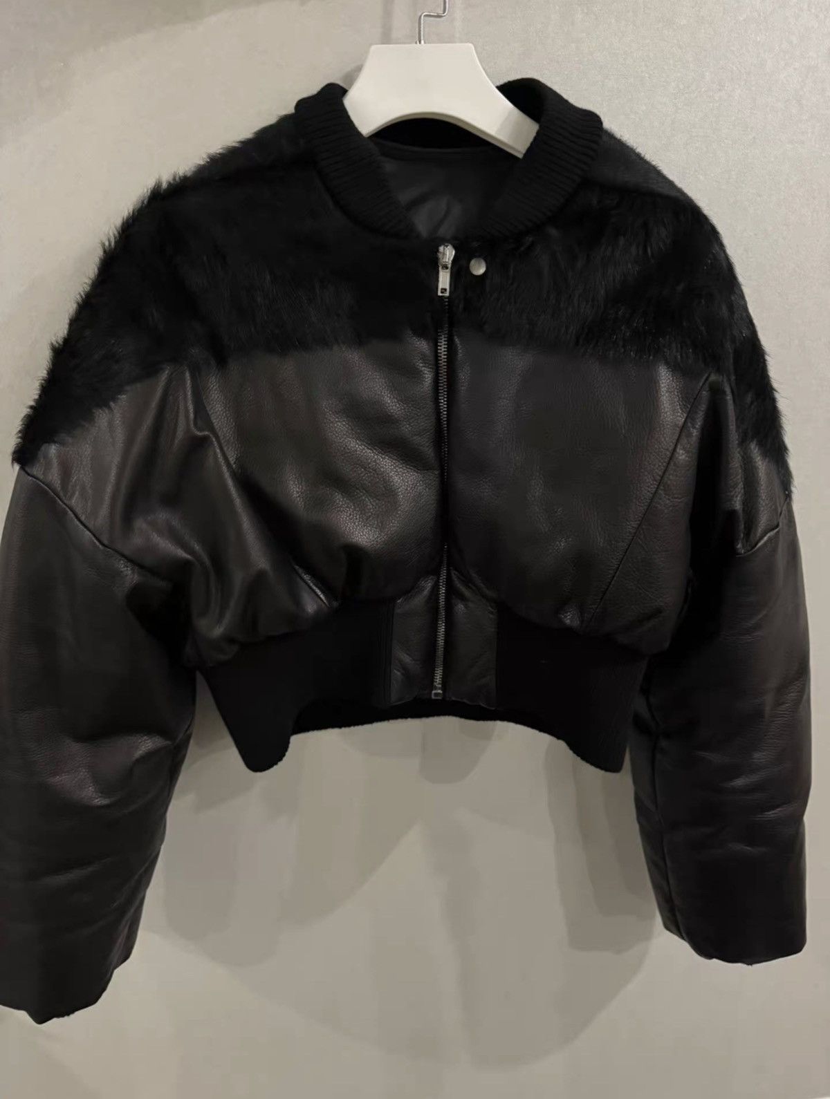 Rick Owens Rick Owens horsehair leather down jacket Size US M / EU 48-50 / 2 - 1 Thumbnail