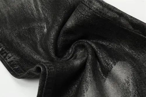 Jean Punk men's ink-splashed dirty loose straight jeans Size US 32 / EU 48 - 5 Thumbnail