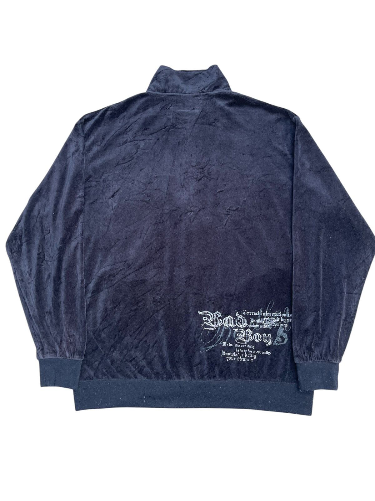 Japanese Brand × Vintage Bad Boy California USA Spellout Zipper Sweater Size US XL / EU 56 / 4 - 4 Thumbnail