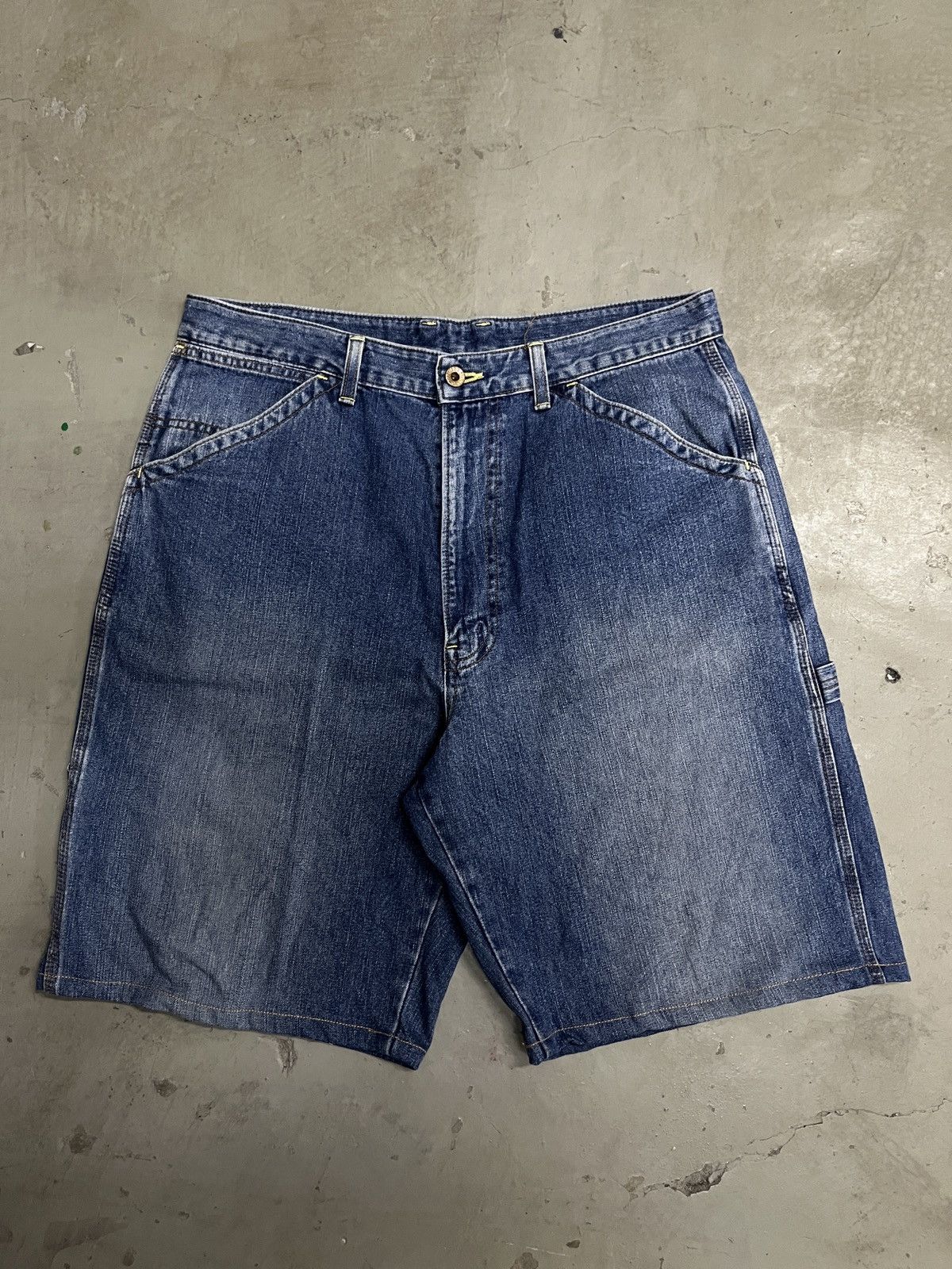Big John × Japanese Brand × Jean 90s Vintage Big John Carpenter Shorts Denim Size US 34 / EU 50 - 4 Thumbnail