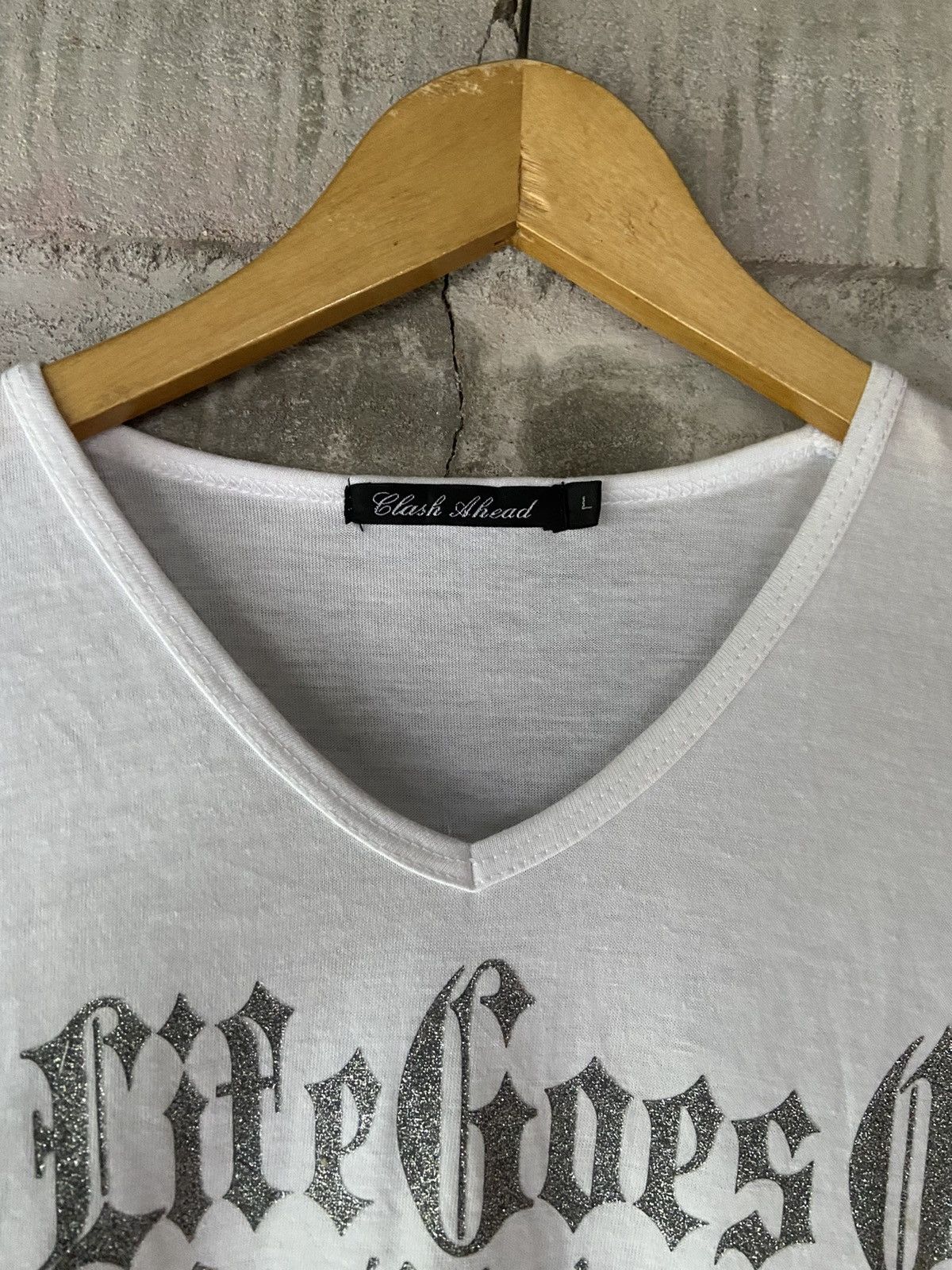 Beauty Beast × Hysteric Glamour × Japanese Brand A LIFE GOES ON I WONDER IF YOUR'RE LISTENING LONG SLEEVE Size US L / EU 52-54 / 3 - 5 Thumbnail