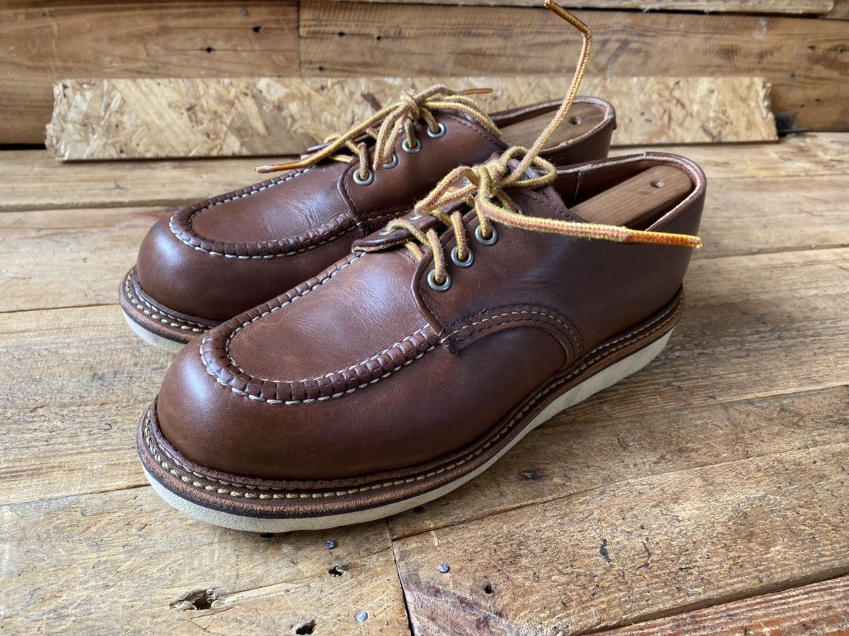 Red Wing Redwing oxford mahogany brown leather shoes style 8109 Size US 7.5 / EU 40-41 - 4 Thumbnail
