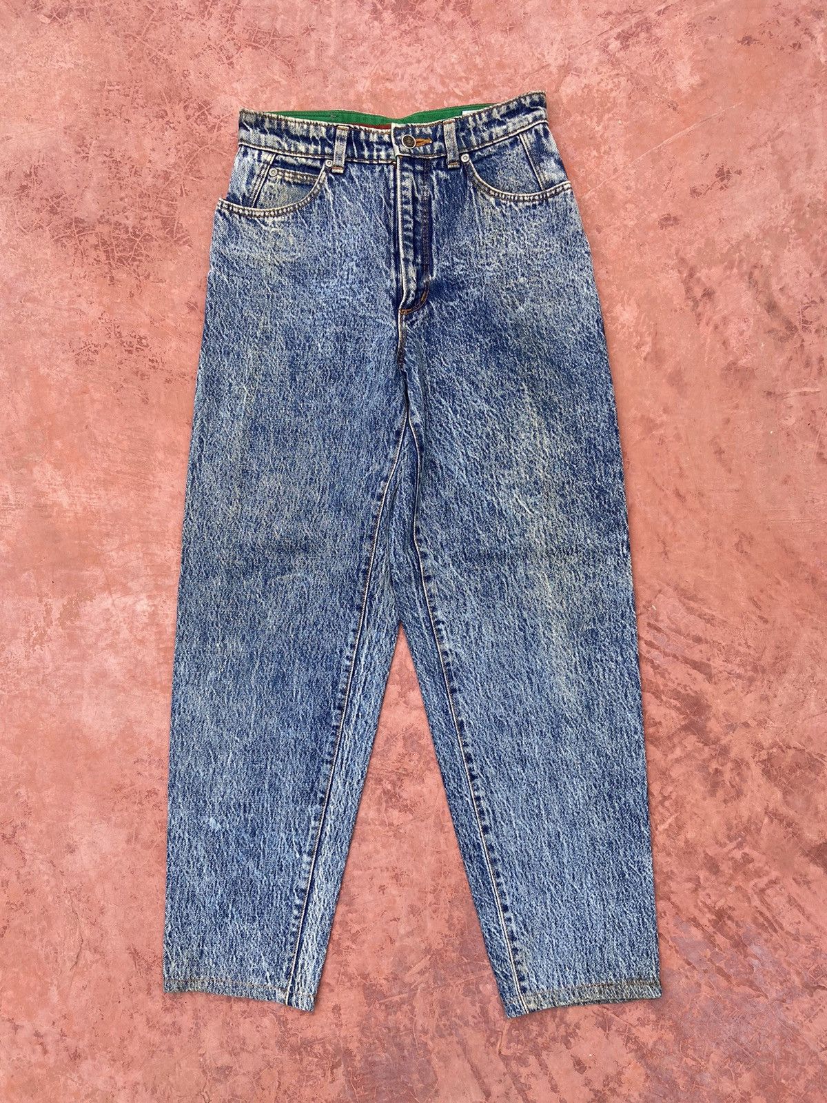 Beauty Beast 🔥 Acid Wash Vintage 80s Vintage Wrangler Jeans Size US 28 / EU 44 - 1 Thumbnail