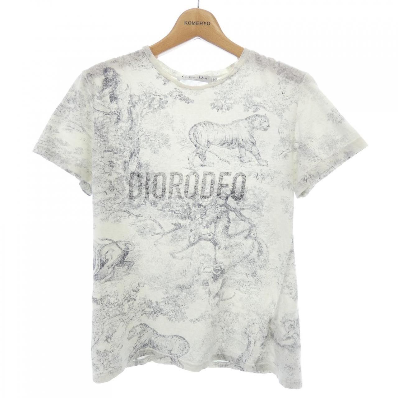 Dior Dior Christian Dior Toile de Jouy Cotton T Shirt Textile T-Shirts 913T03JA428 DUTY FREE for USA Size ONE SIZE - 1 Thumbnail