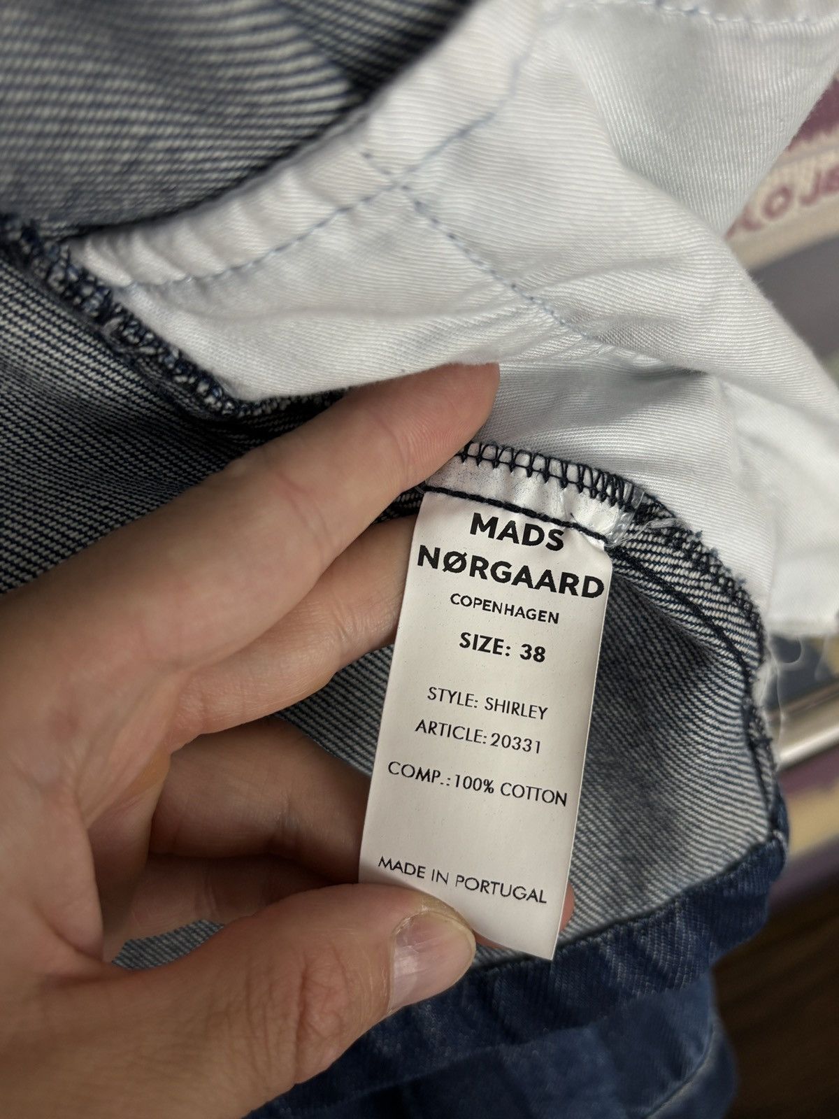Mads Norgaard Mads Norgaard Oversize Avant Garde Denim Trucker Jacket Acne Size M / US 6-8 / IT 42-44 - 11 Thumbnail