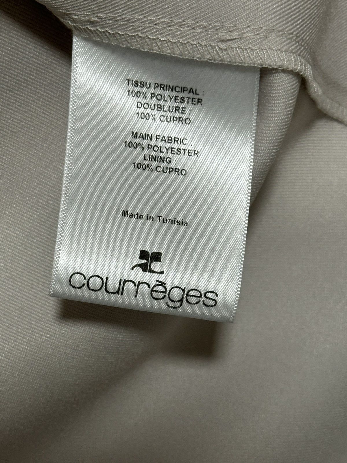 Courreges Courreges Zip Up Twill Shirt (M) Size US M / EU 48-50 / 2 - 6 Thumbnail