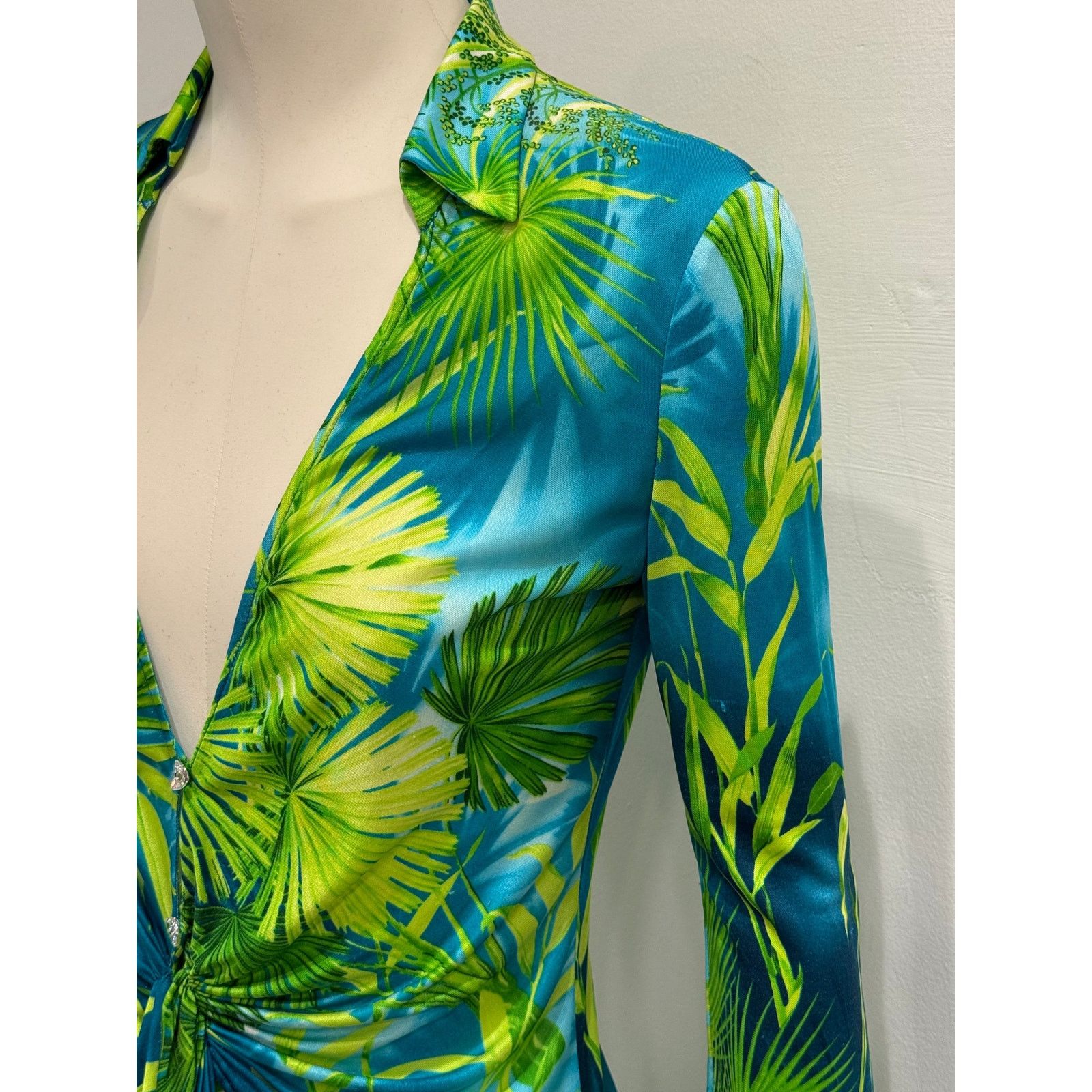 Versace S/S2000 Gianni Versace jungle midi dress Size S / US 4 / IT 40 - 12 Thumbnail