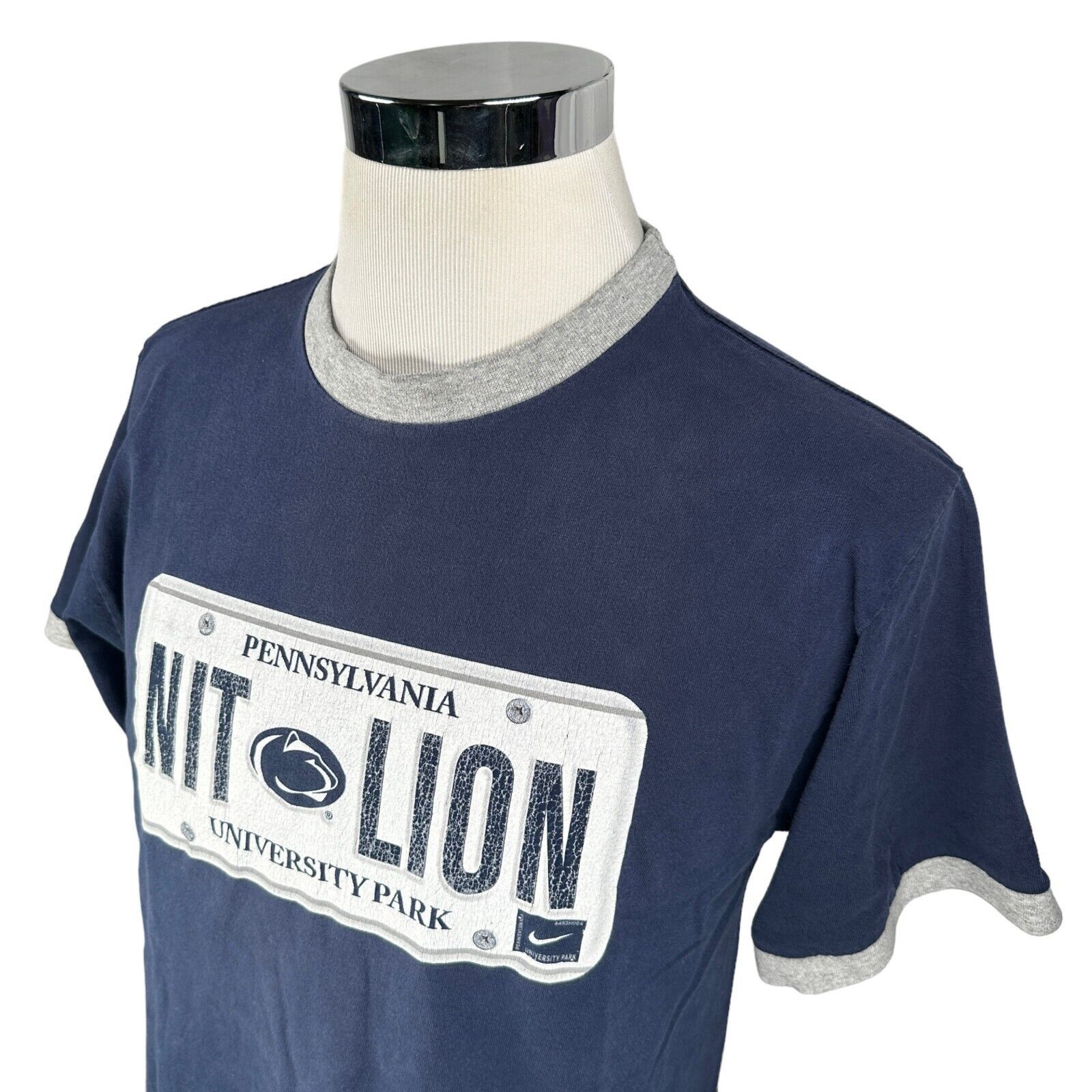 Nike Vintage Nike Penn State Ringer T-Shirt Medium Navy 90s Size US M / EU 48-50 / 2 - 3 Thumbnail