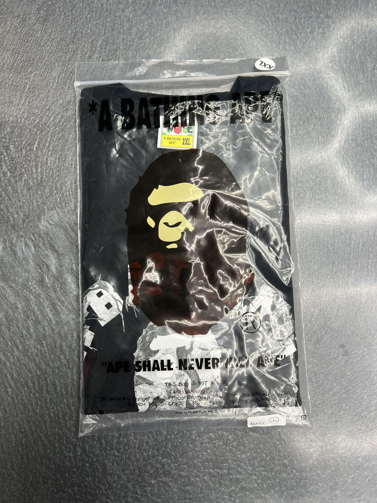 Bape Bape Tree Edge Camo College T-Shirt Size US XXL / EU 58 / 5 - 6 Thumbnail