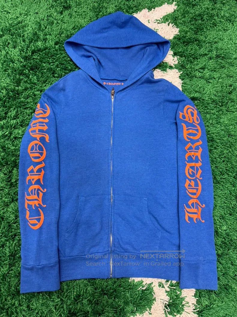 Chrome Hearts CHROME HEARTS Blue limited Sanskrit horseshoe zipper coat Size US M / EU 48-50 / 2 - 2 Thumbnail