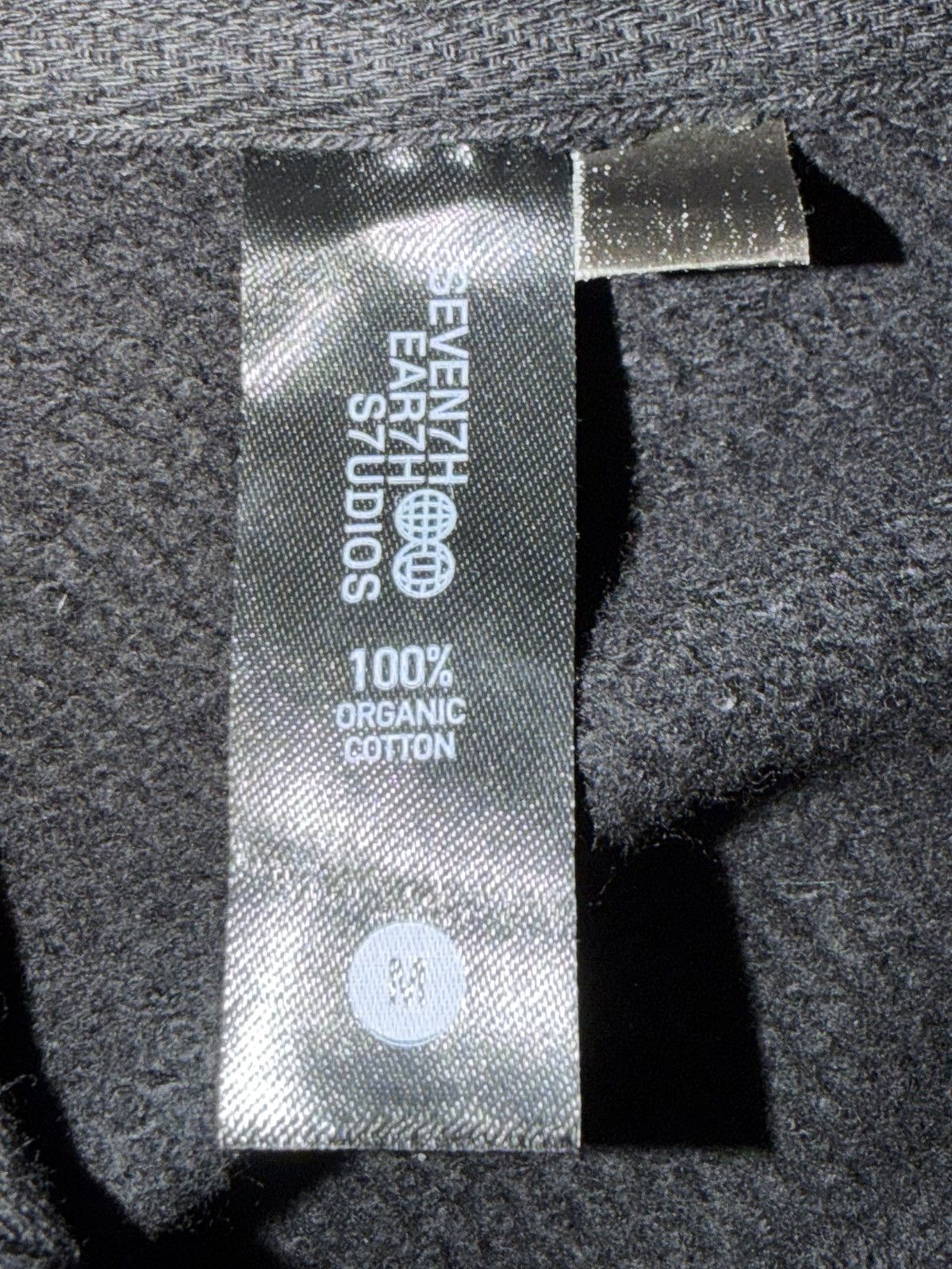 Other BLANK BLACK HOODIE ORAGNIC COTTON Size US M / EU 48-50 / 2 - 4 Thumbnail