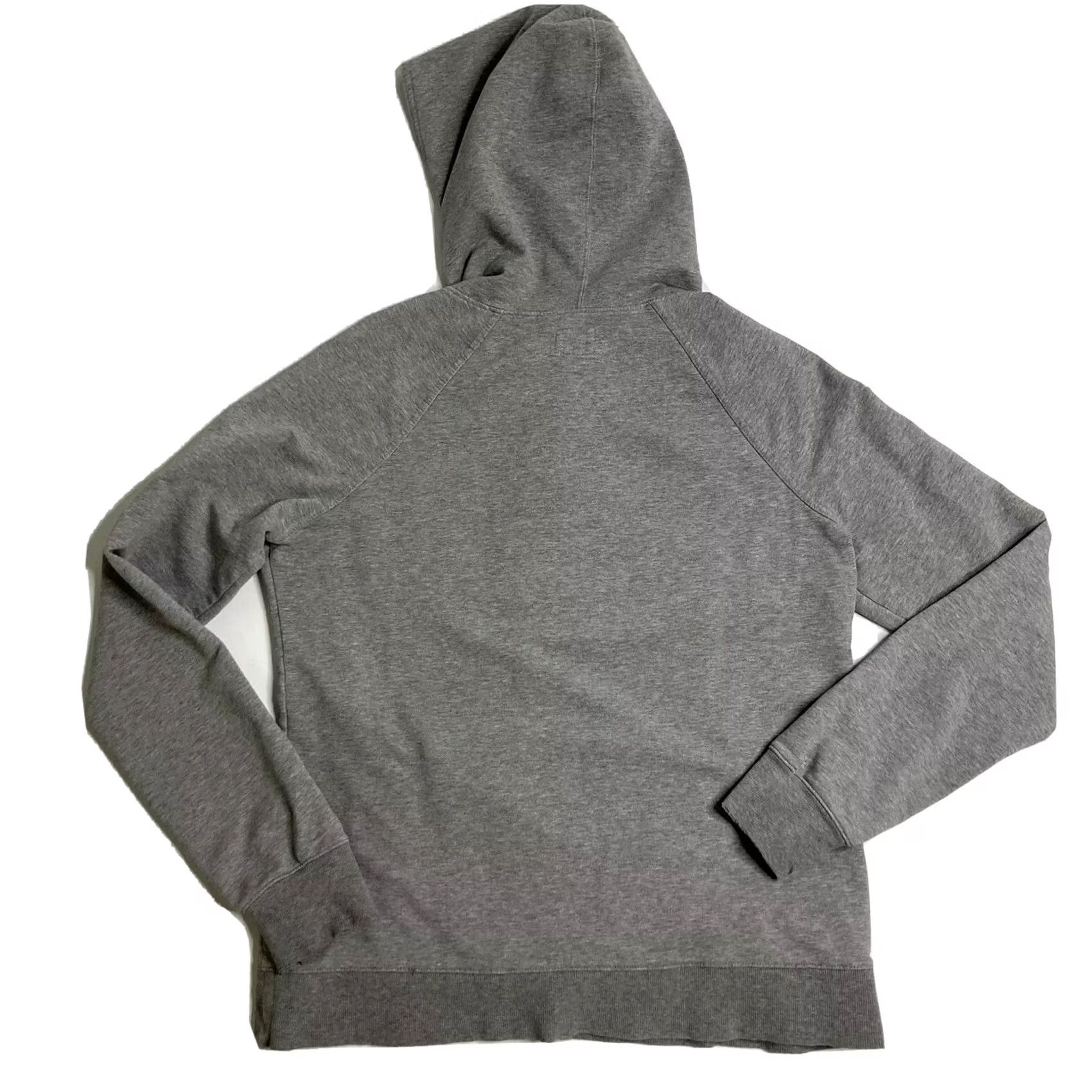 Converse Converse One Star Hoodie Womens XL Gray 4 Button Pullover Knit Raglan Sleeve Hooded Activewear Men/Women Size XL / US 12-14 / IT 48-50 - 2 Thumbnail