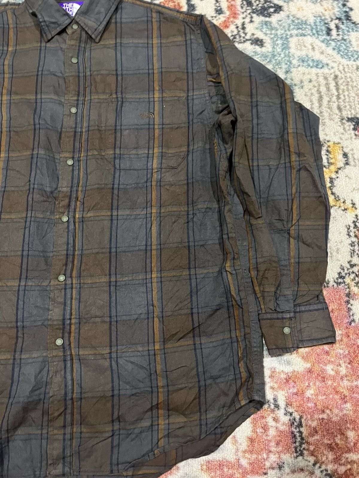 Nanamica Plaid flannel shirt fw20 Size US S / EU 44-46 / 1 - 8 Thumbnail