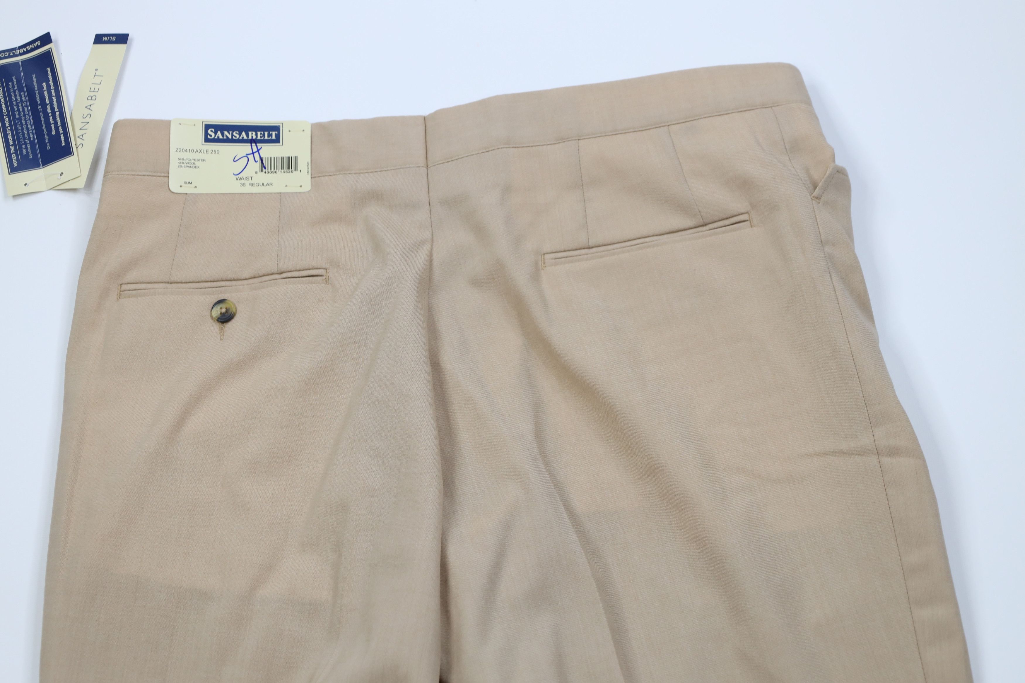 Vintage Deadstock Vintage Y2K Streetwear Wool Blend Knit Chino Pants Size US 36 / EU 52 - 10 Thumbnail