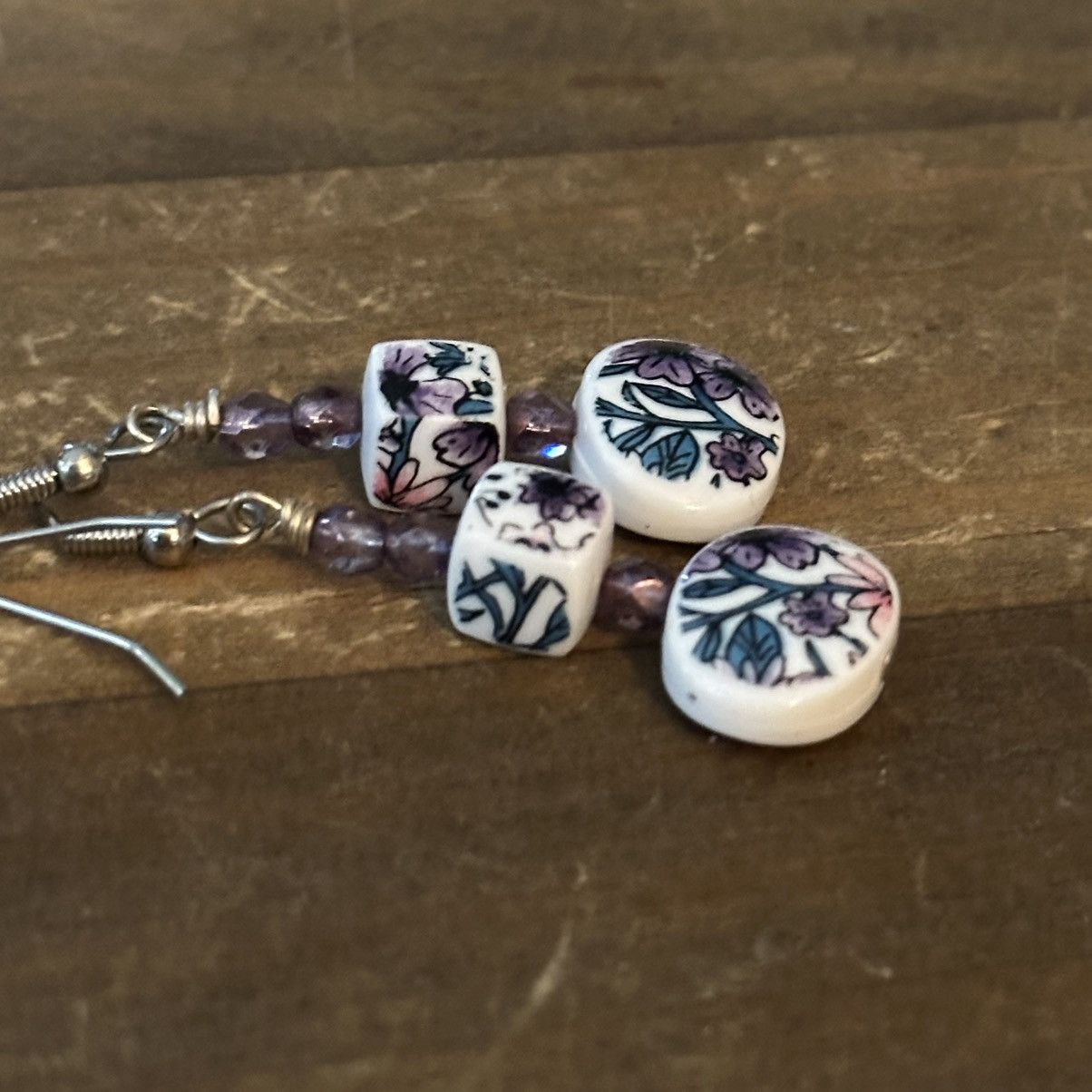 Other Floral drop dangle earrings Size ONE SIZE - 4 Thumbnail