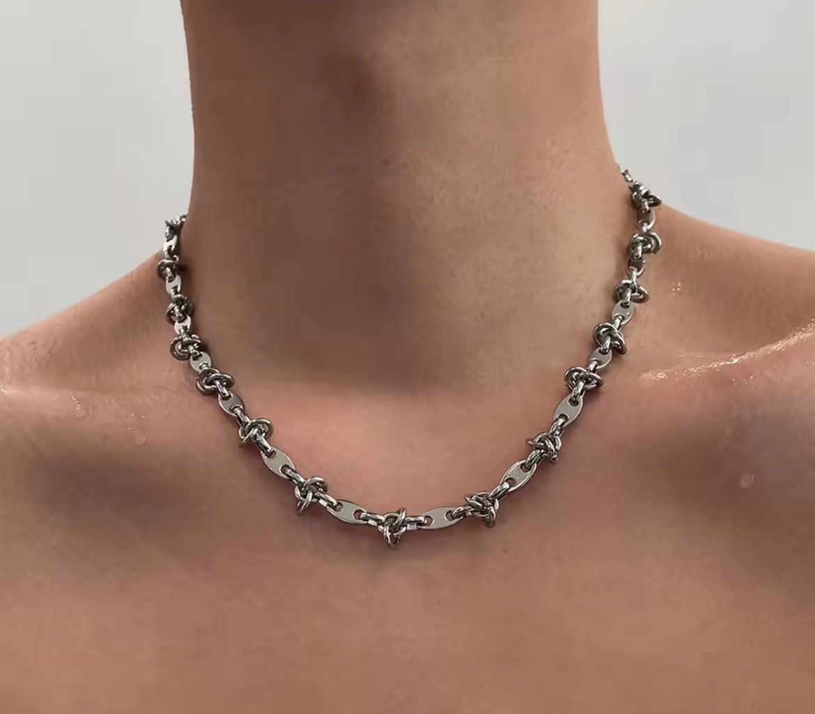 Jewelry Steel Splicing Clavicle Necklace Size ONE SIZE - 3 Thumbnail