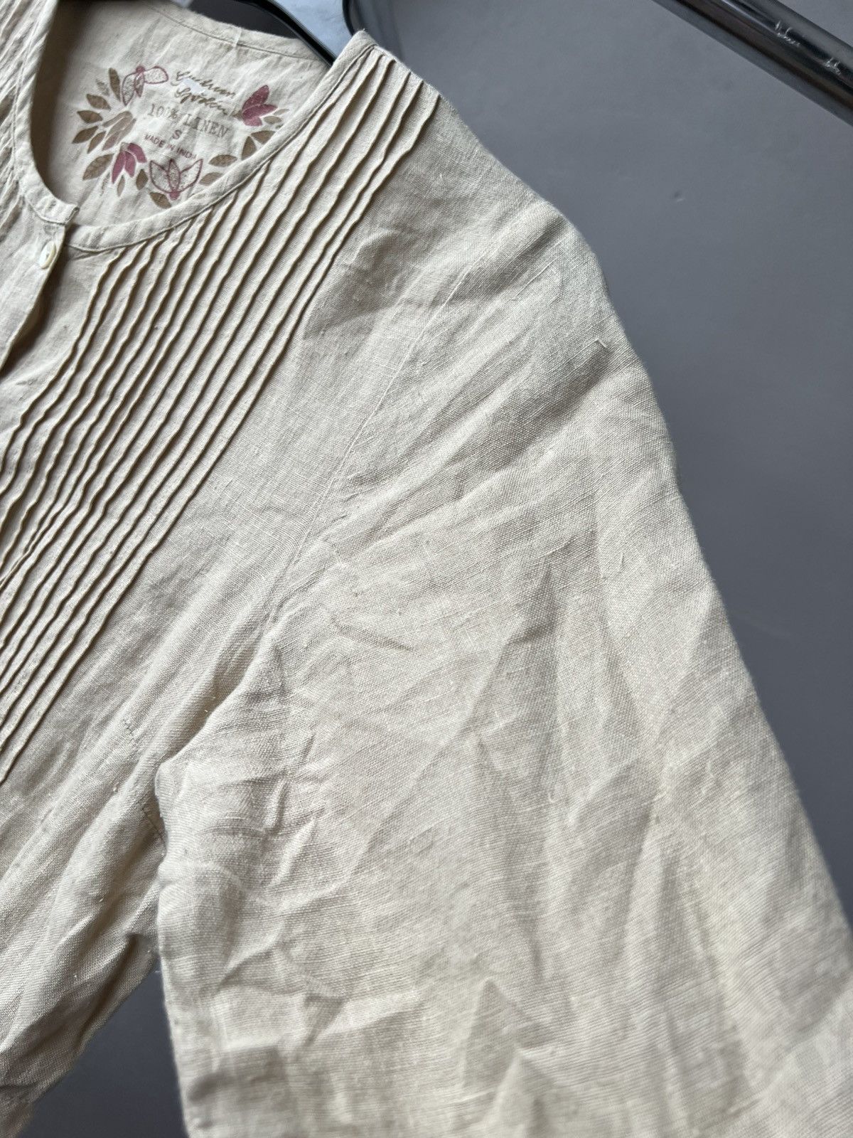 Gudrun Sjoden GUDRUN SJODEN ORGANIC LINEN DIRDNL STYLE TUNIC DRESS SIZE S Size S / US 4 / IT 40 - 10 Thumbnail