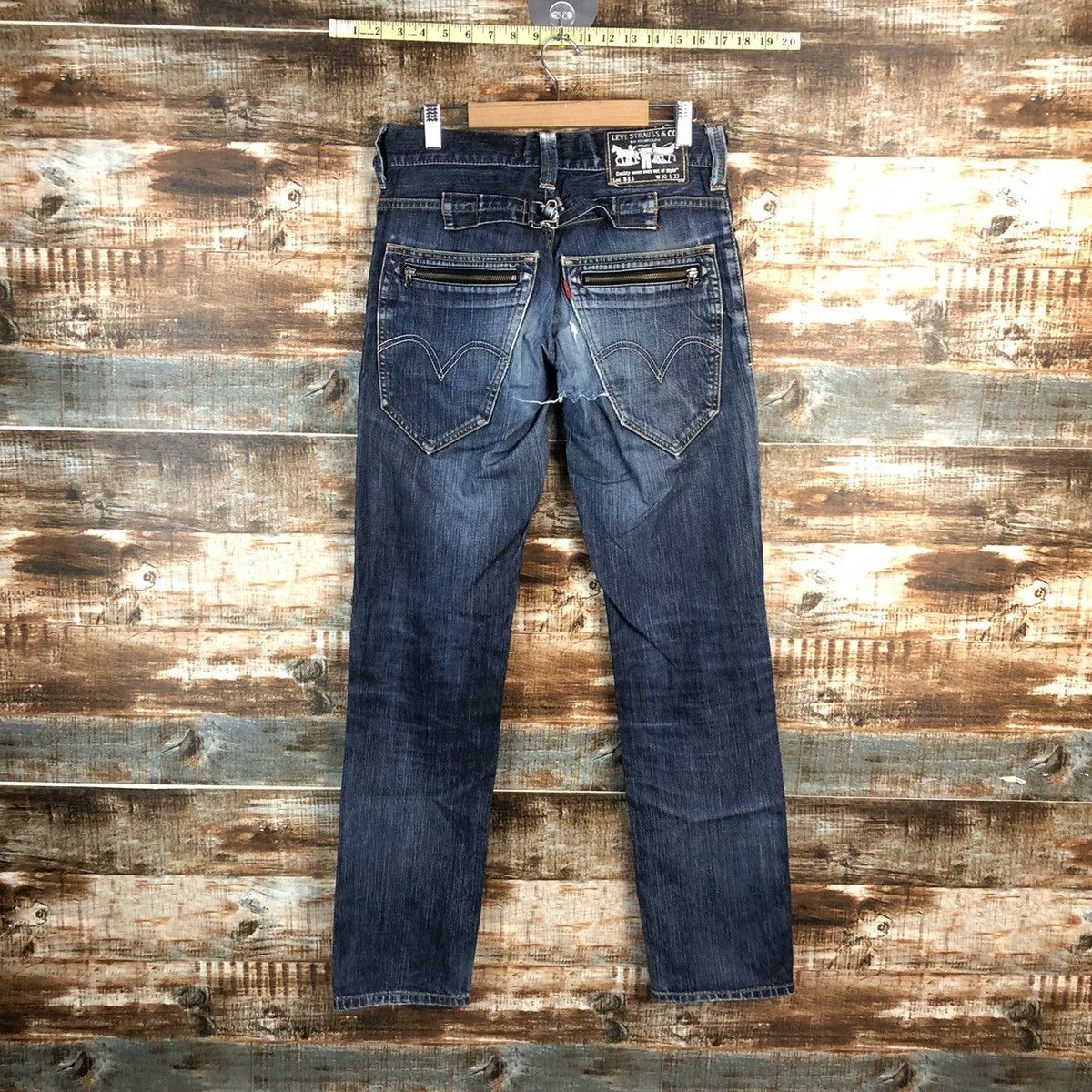 Levi's DLL Levis 511 Slim Fit Blue Denim Pants #C125 Size US 30 / EU 46 - 12 Thumbnail