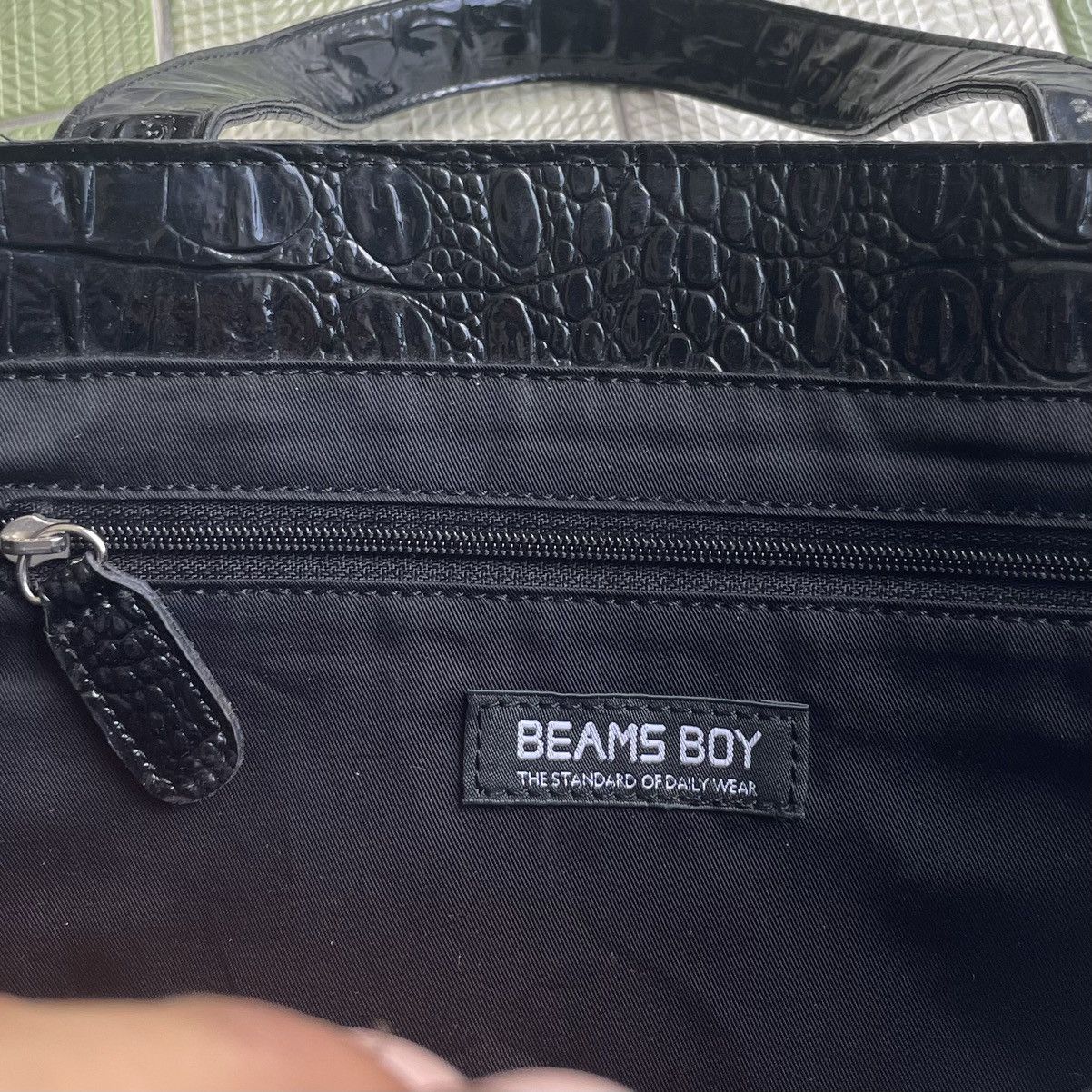 Beams Japan × Beams Plus Faux Leather Beams Boy Tote Bag Size ONE SIZE - 9 Thumbnail