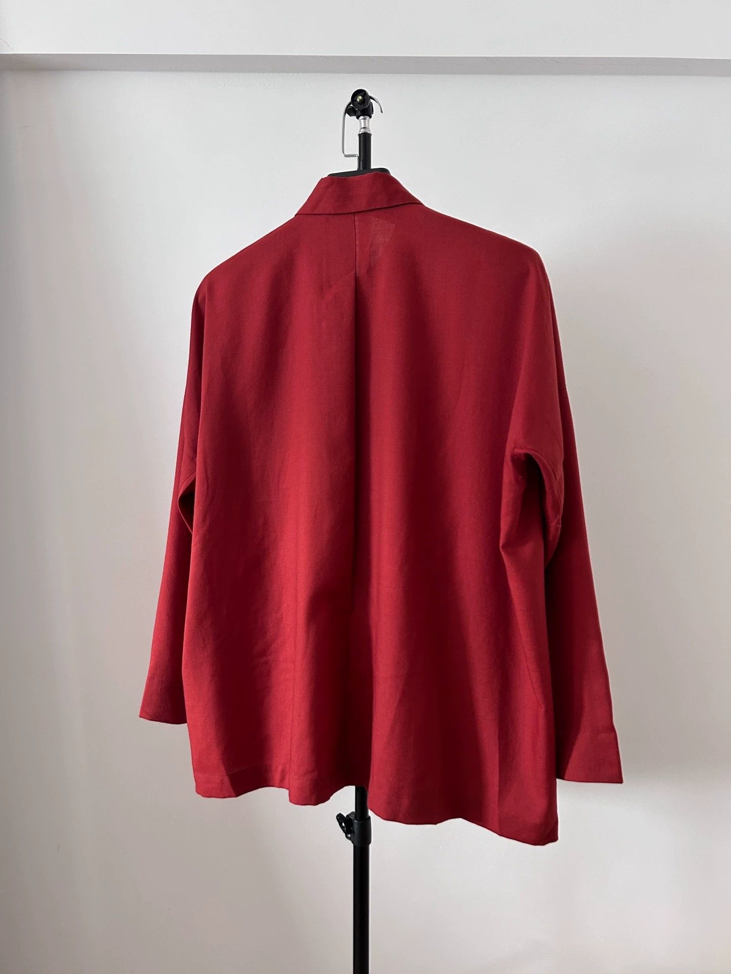 Issey Miyake ISSEY MIYAKE 132 5. Red Shirt Size 3 Size US L / EU 52-54 / 3 - 2 Thumbnail