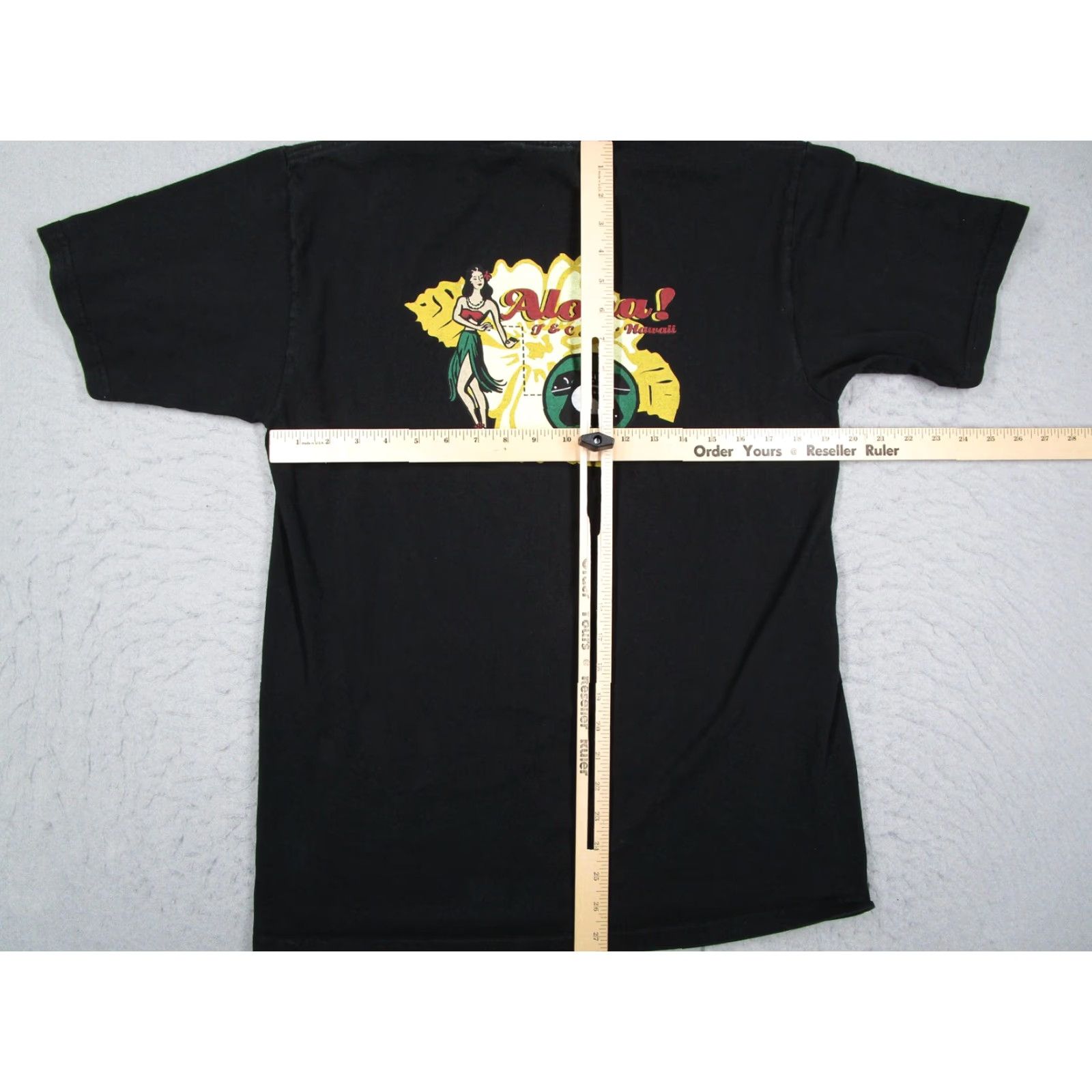 ALOHAS VINTAGE T & C Surf Designs Shirt Mens Large Black Graphic Aloha 90s Hawaii Size US L / EU 52-54 / 3 - 6 Thumbnail