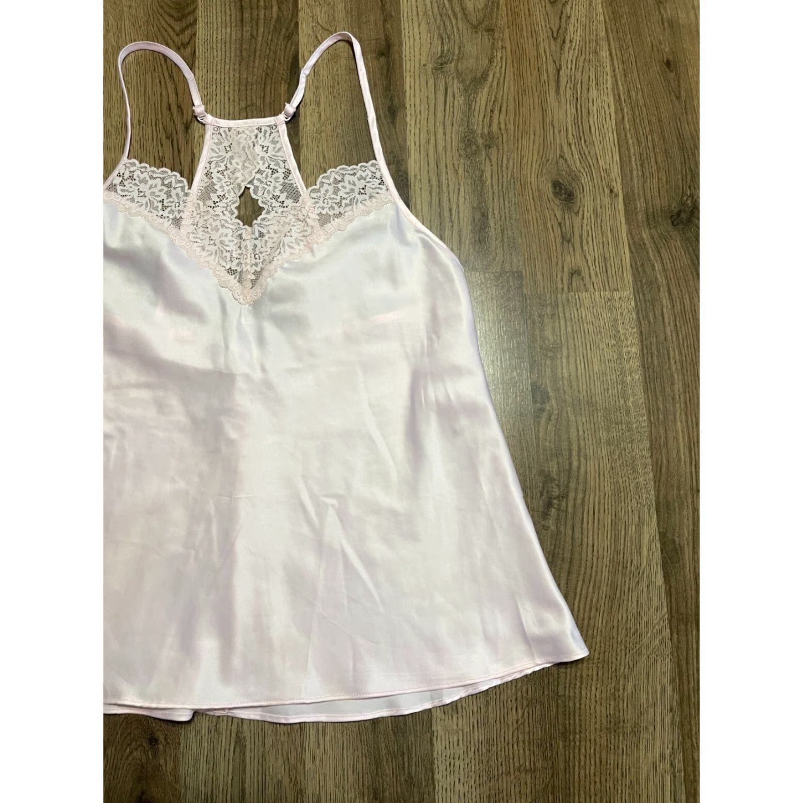 Apt. 9 APT.9 Tank Top, Women's Size Medium, Halter Neck, Lace, Pink, Tank, Women, Medium, Casual, 90s? Size M / US 6-8 / IT 42-44 - 4 Thumbnail