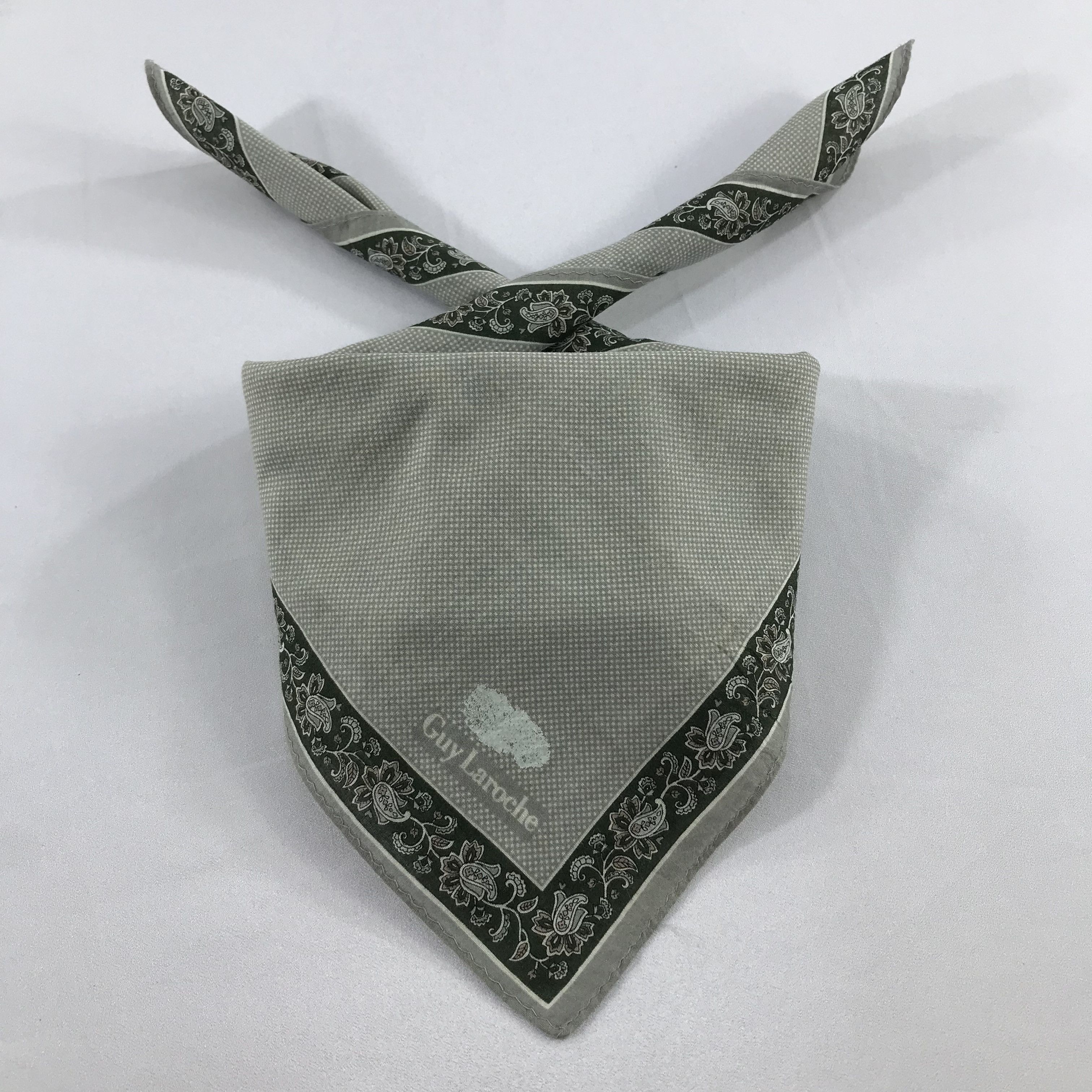 Guy Laroche × Vintage Guy Laroche Bandana / Handkerchief / Neckerchief - S2056 Size ONE SIZE - 3 Thumbnail