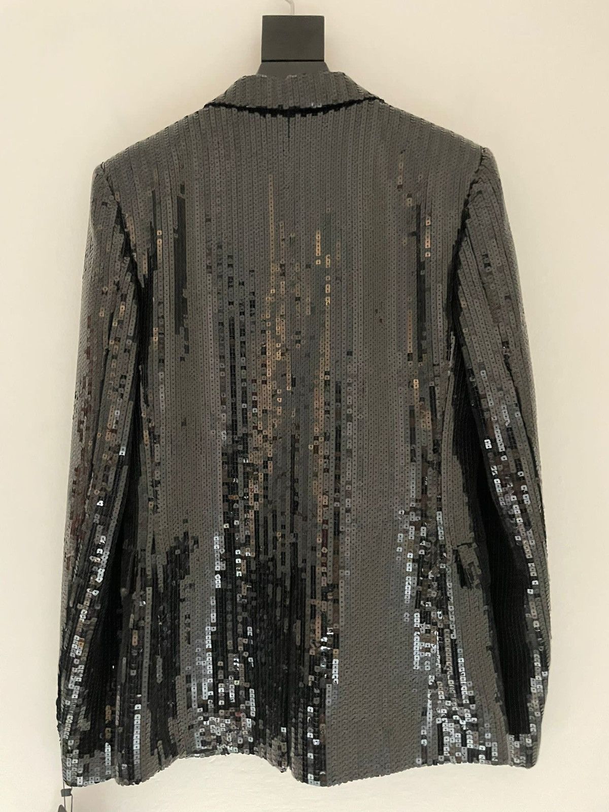 Hedi Slimane × Saint Laurent Paris SS13 - GRAIL - 10.000$ Daft Punk Sequined Le Smoking Blazer Size 44R - 10 Thumbnail