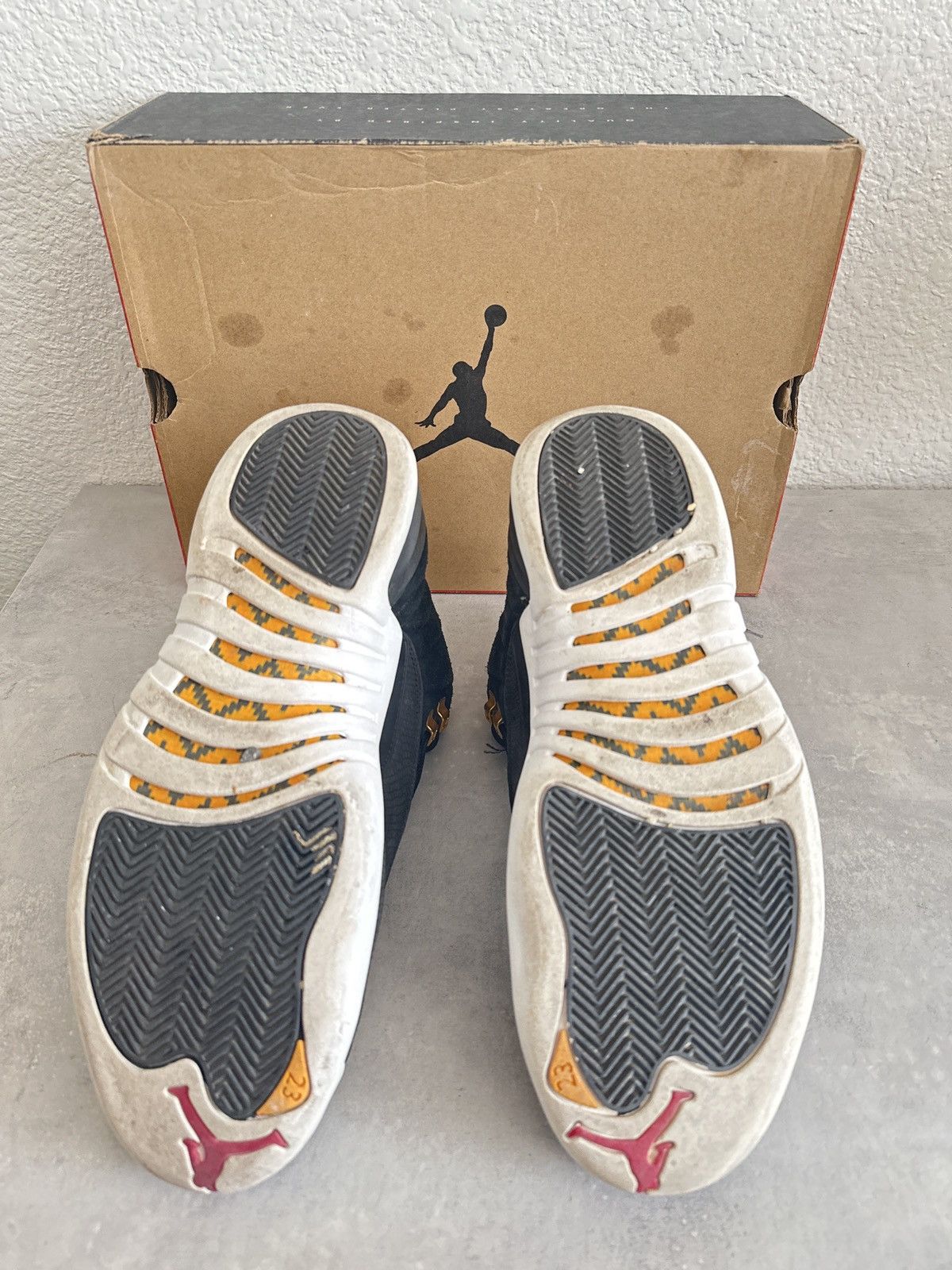 Jordan Brand Air Jordan 12 Retro ‘Reverse Taxi’ Size US 10 / EU 43 - 5 Thumbnail