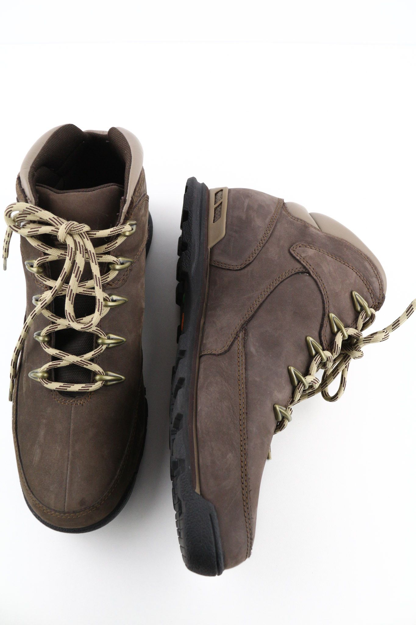 Timberland 6823R UK11 Anti-Fatigue Brown Leather Logo Boots 79946 Size US 11.5 / EU 44-45 - 6 Thumbnail