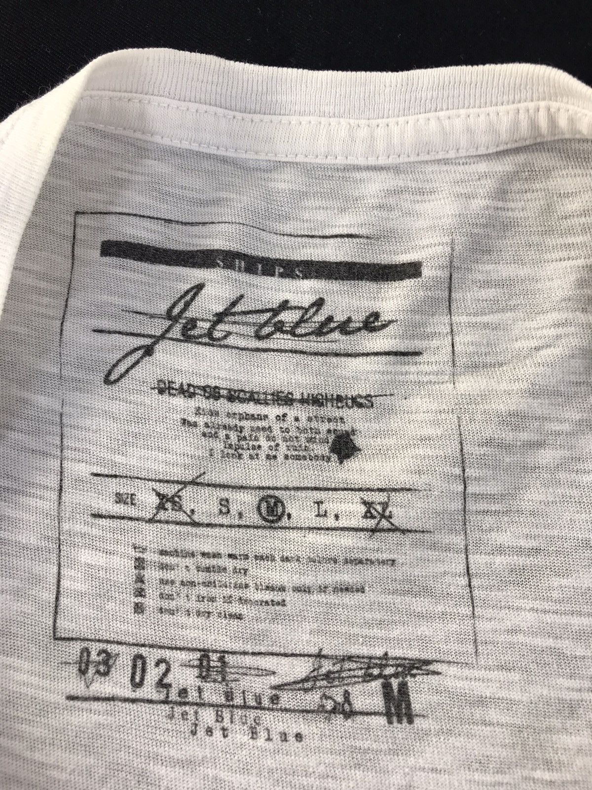 Japanese Brand Ships Jet Blue Big Rocker Logo Printed Tee Girl Youth Wear Size US M / EU 48-50 / 2 - 5 Thumbnail