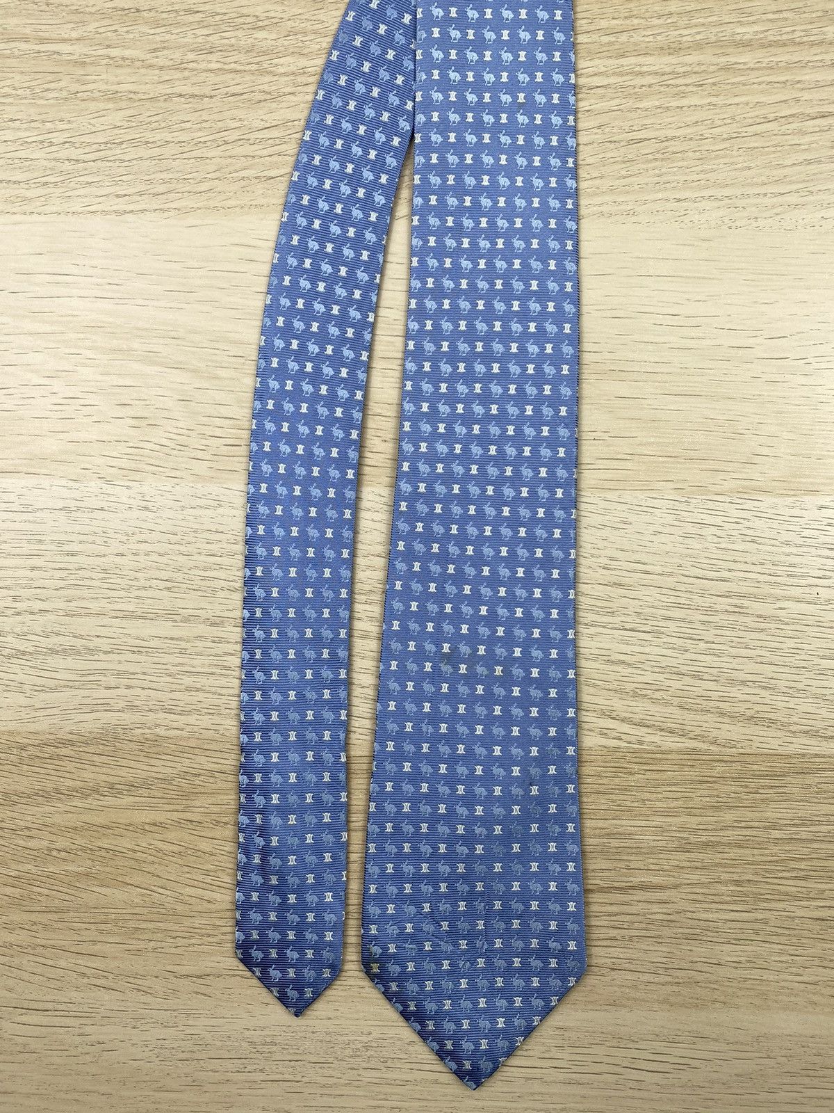 Celine Vintage Celine Silk Tie T70 Size ONE SIZE - 4 Thumbnail