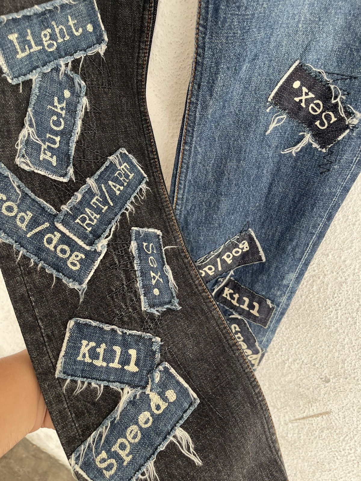 Hysteric Glamour Rare Hysteric Glamour Patches 2 Tones Jeans Size US 30 / EU 46 - 4 Thumbnail