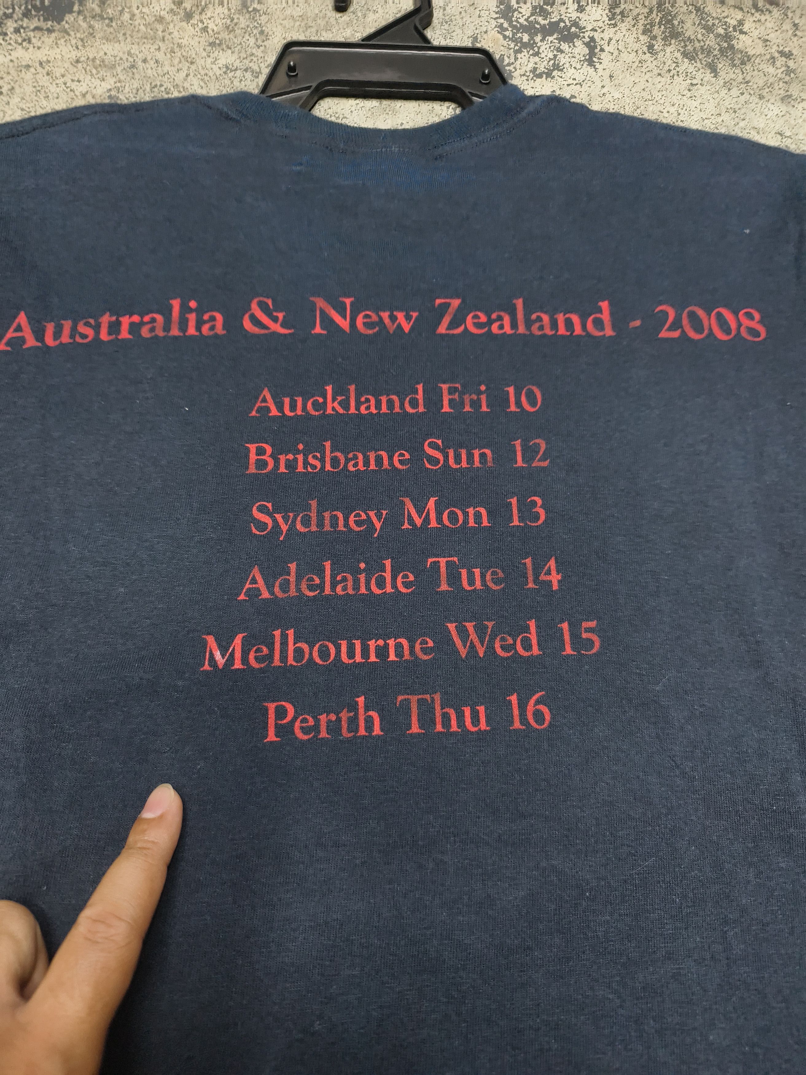 Band Tees Band Meshuggah Au Nz 2008 Size US S / EU 44-46 / 1 - 6 Thumbnail