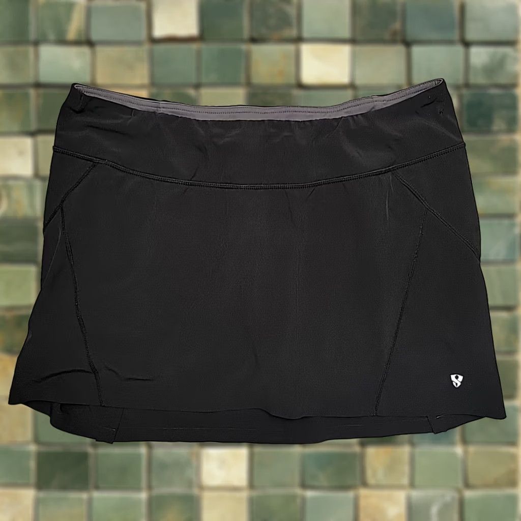 Stoic Stoic Active Skort Women L Black Athletic Running Hiking Gorpcore Skort Size ONE SIZE - 1 Thumbnail