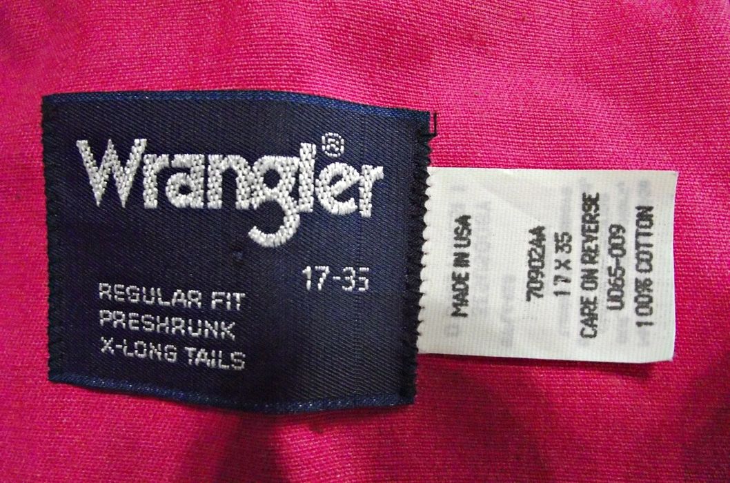 Wrangler 1980s NOS Brushpopper Western Shirt Pink Aztec Pattern | Grailed