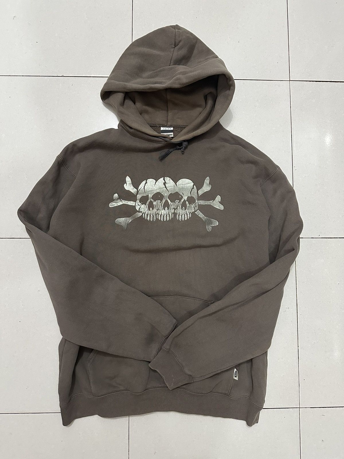 Japanese Brand Distress Punk SKULL Cross By Montage Japan Hoodie Size US L / EU 52-54 / 3 - 2 Thumbnail