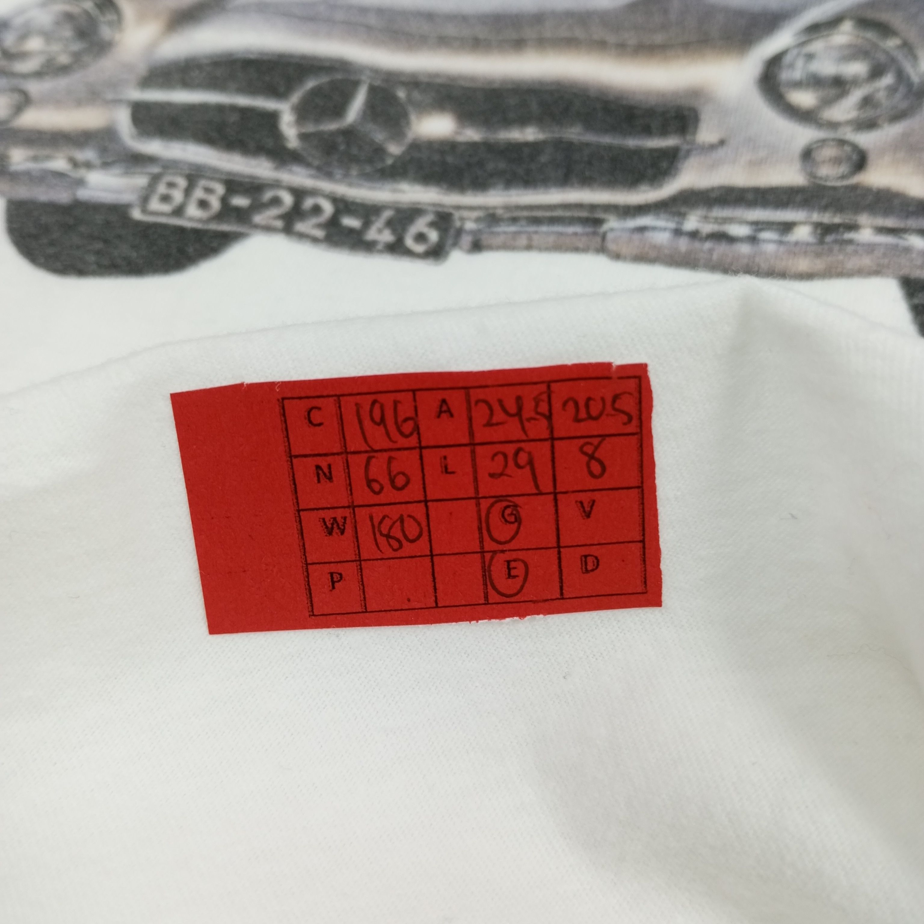 Mercedes-Benz × Vintage Mercedes Modela 300 SL 1995 Classic Design Style Tshirt Size US XL / EU 56 / 4 - 7 Thumbnail