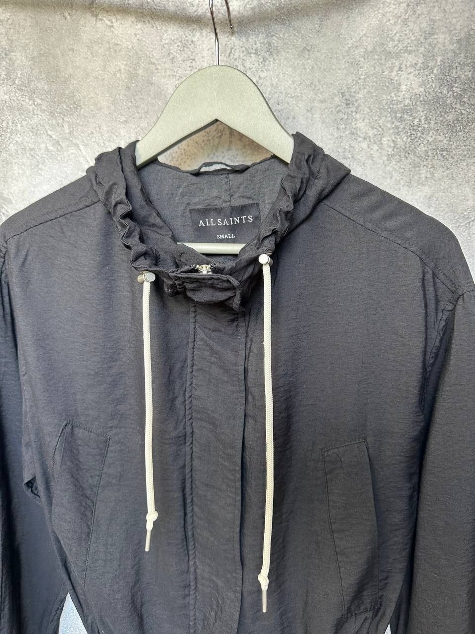 Allsaints Allsaints Calla Parka Avant-Garde Lightweight Black Jacket Size S / US 4 / IT 40 - 5 Thumbnail