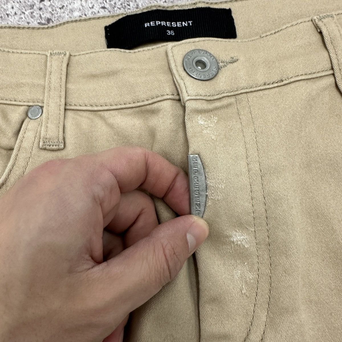 Represent Clo. Represent Clothes distressed Essential jeans destroy y2k og Size US 36 / EU 52 - 8 Thumbnail
