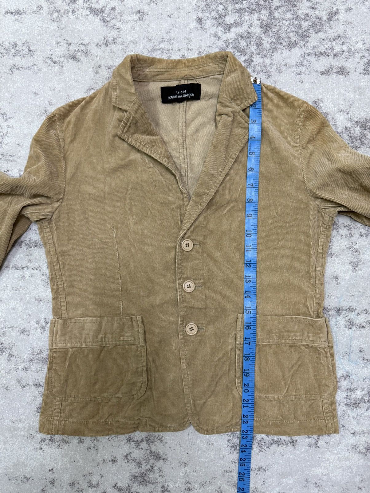 Tricot Comme des Garcons AD2005 tricot COMMES DES GARCONS CODUROY COAT JACKET Size S / US 4 / IT 40 - 17 Thumbnail