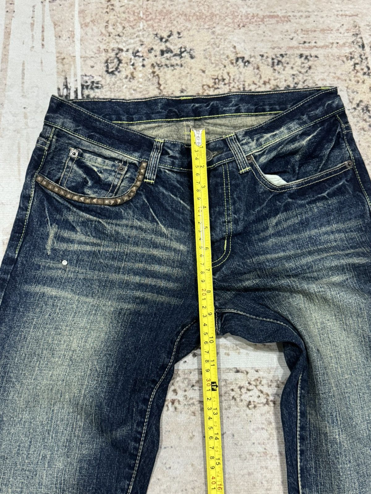 Hysteric Glamour HYSTERIC GLAMOUR- distress swarovky studd jeans Size US 30 / EU 46 - 15 Thumbnail