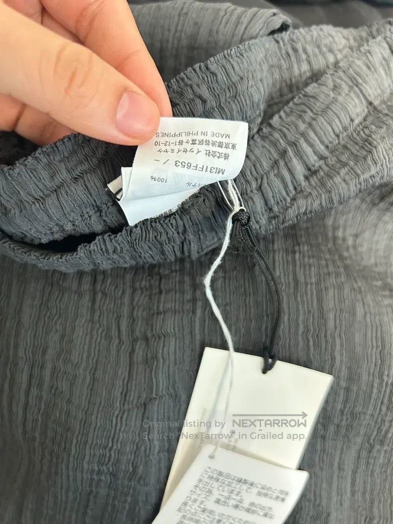 Issey Miyake Issey Miyake size:one size Charcoal Gray Casual Long Pants Size 22" - 4 Thumbnail