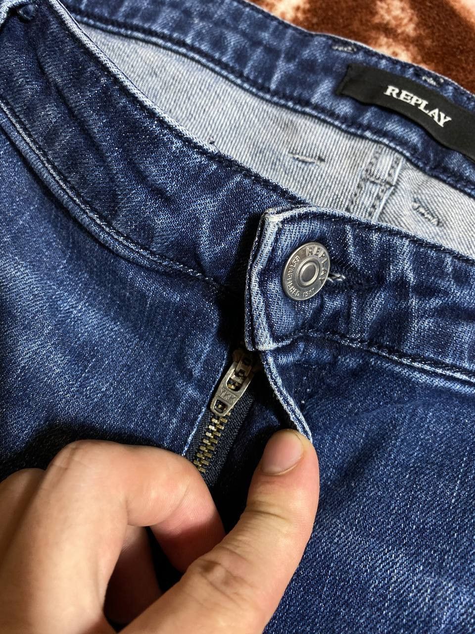 Japanese Brand Vintage Dirty Baggy Faded Jean Japan Avant Garde Style Size US 32 / EU 48 - 14 Thumbnail