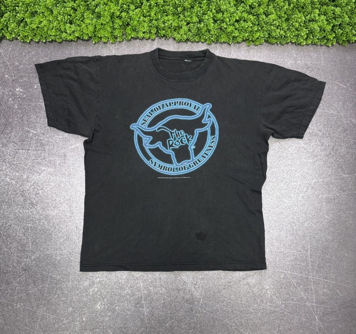 Vintage Vintage 2000 The Rock Dwayne Johnson T-Shirt Wwe WWF Size US L / EU 52-54 / 3 - 1 Thumbnail