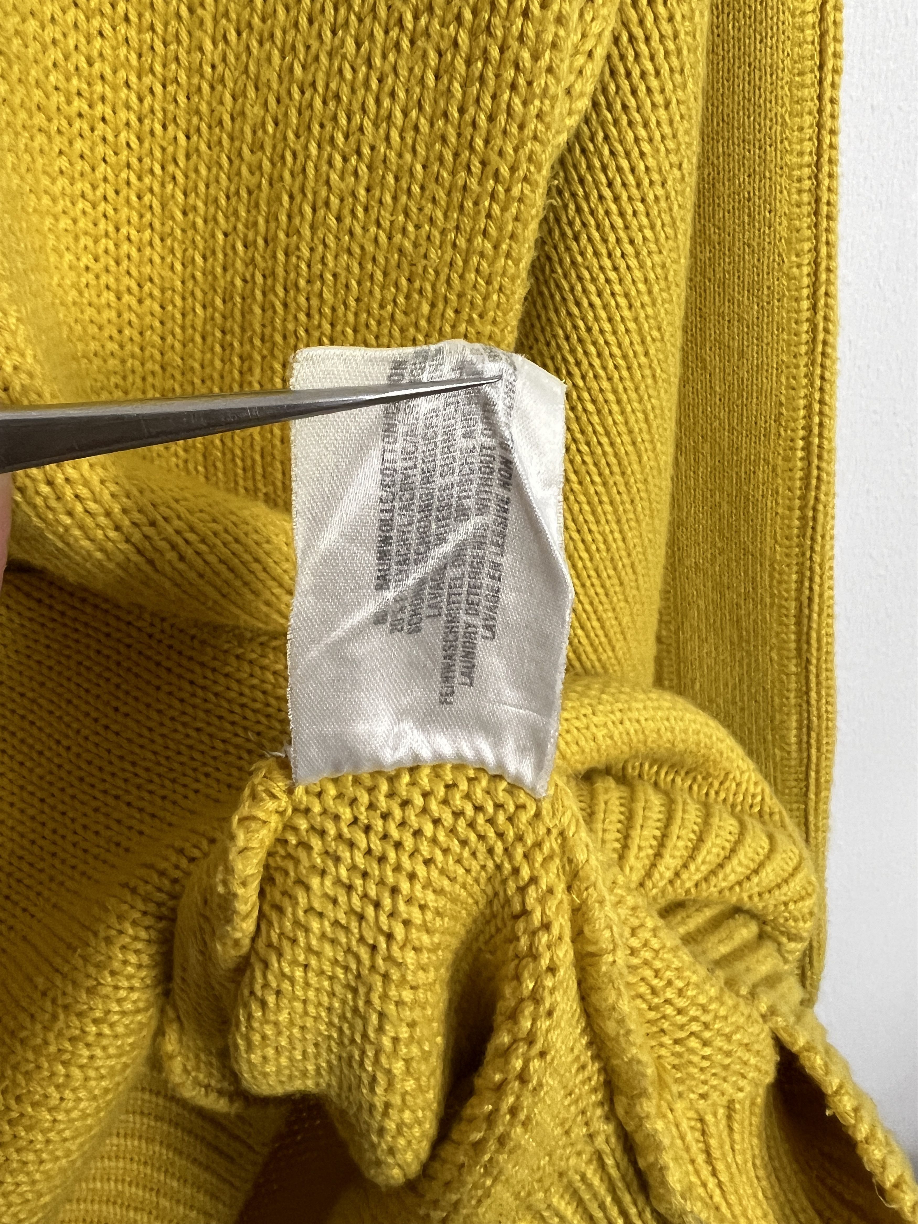 Carlo Colucci Vintage Carlo Colucci Yellow Knit Sweater Pullover Mens Size US XL / EU 56 / 4 - 9 Thumbnail