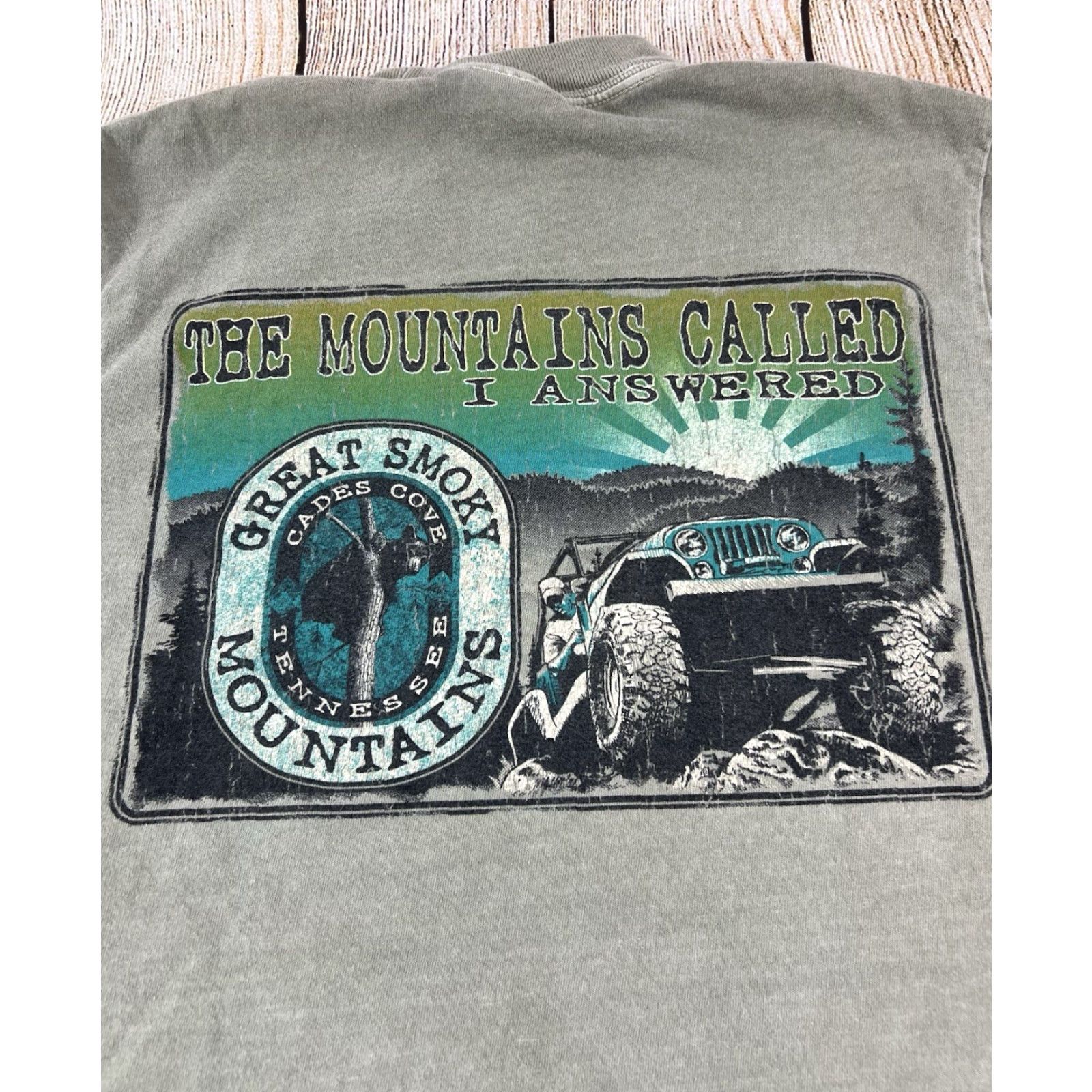 Comfort Colors Comfort Colors Green T Shirt Small Men Regular Short Sleeve Cotton Colorful Great Smoky Mountains Cades Cove Tennessee Size US S / EU 44-46 / 1 - 3 Thumbnail