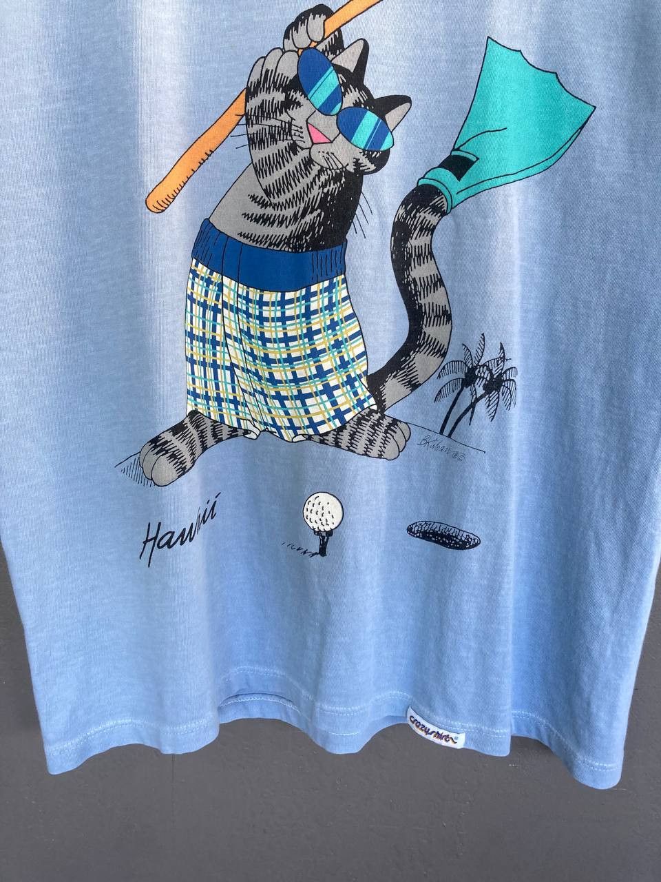 Vintage Vintage 90’s Crazy Shirt Hawaii Kliban Cat Size US M / EU 48-50 / 2 - 6 Thumbnail